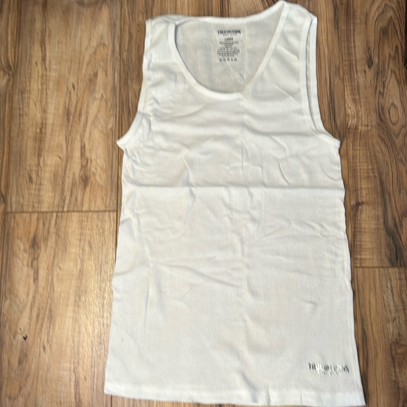 New mens true religion tank top size L, silver logo - Picture 1 of 3